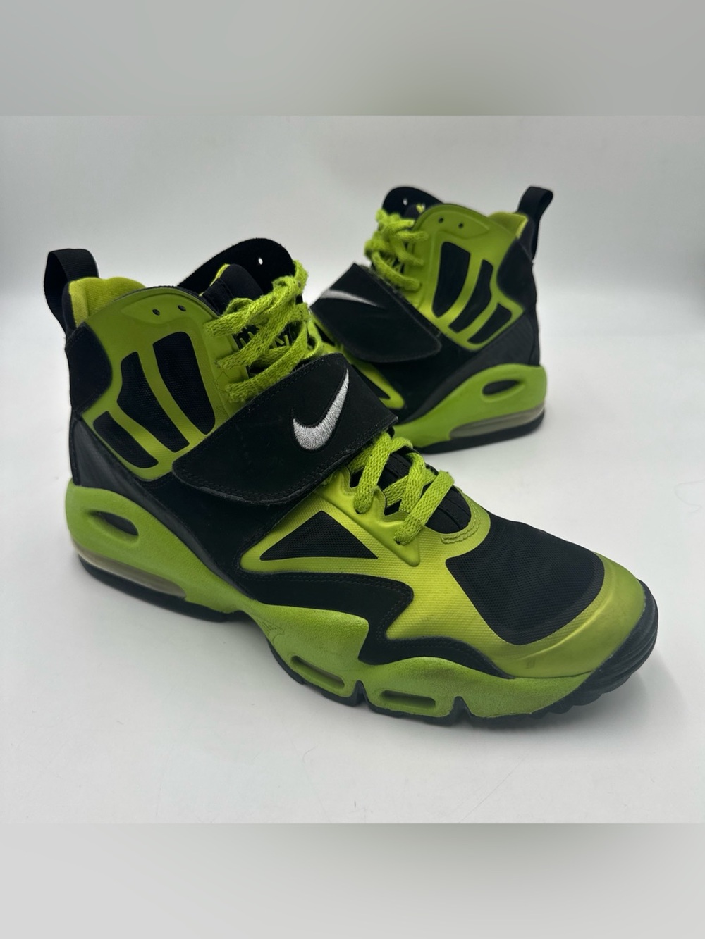 Nike Air Max Express 2012 Black Brilliant Green Men’s Size 13 525224-015